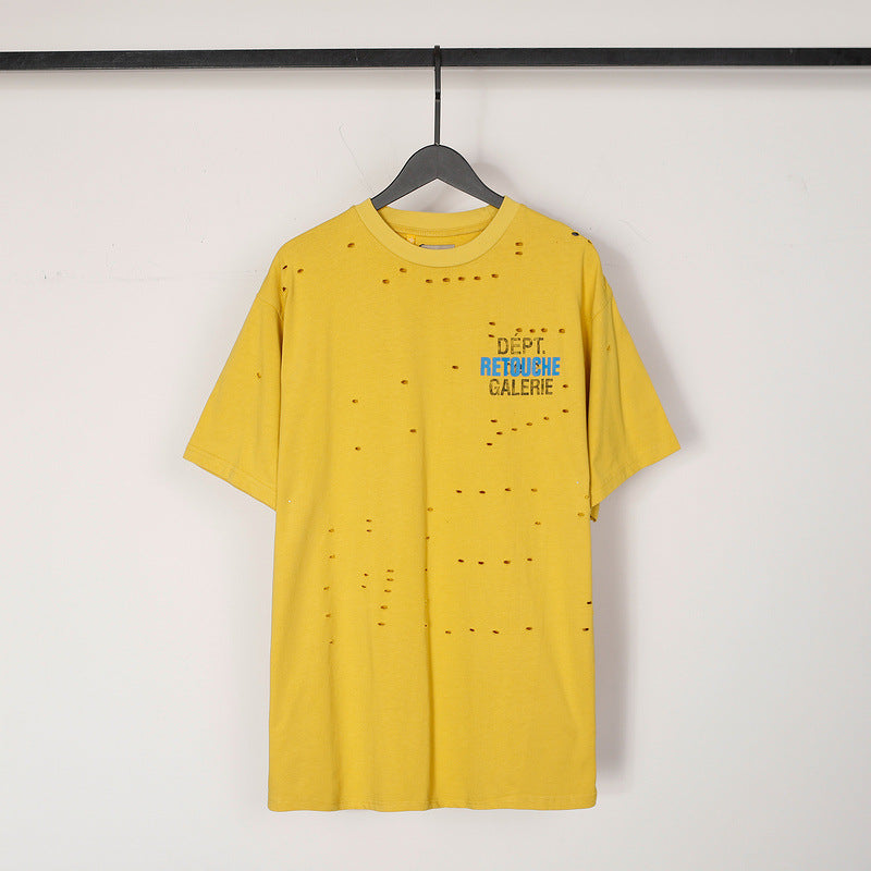 Gallery Dept T Shirts Holes Loose T Shirts