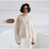 Women Work Business Casual Sweaters Thick Loose Knitwear Sweater