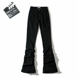 Women Jeans Hot Girl Pleated Jeans