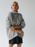 Women Work Business Casual Sweaters Thick Loose Knitwear Sweater