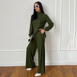 Women Co-Ords Women's Clothing Autumn and Winter Turtleneck Sweater Fashion