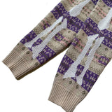 Kapital Sweater Kapital Vintage Pingtian Hehong Bone Skeleton round Neck Ethnic Style Vintage Sweater Pullover Sweater