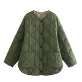 Women Cotton Coat Loose Casual Warm Jacket