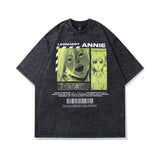 Men's T-Shirt Printed Distressed Short-Sleeved T-shirt for Men and Women