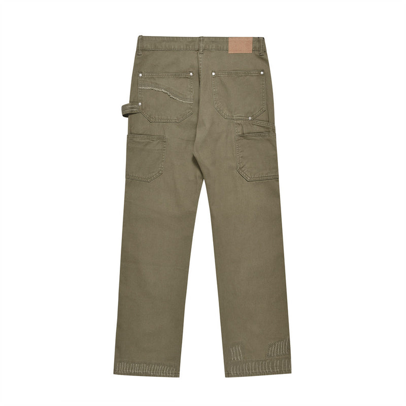 Men Jeans Worn Loose Casual Slim Fit