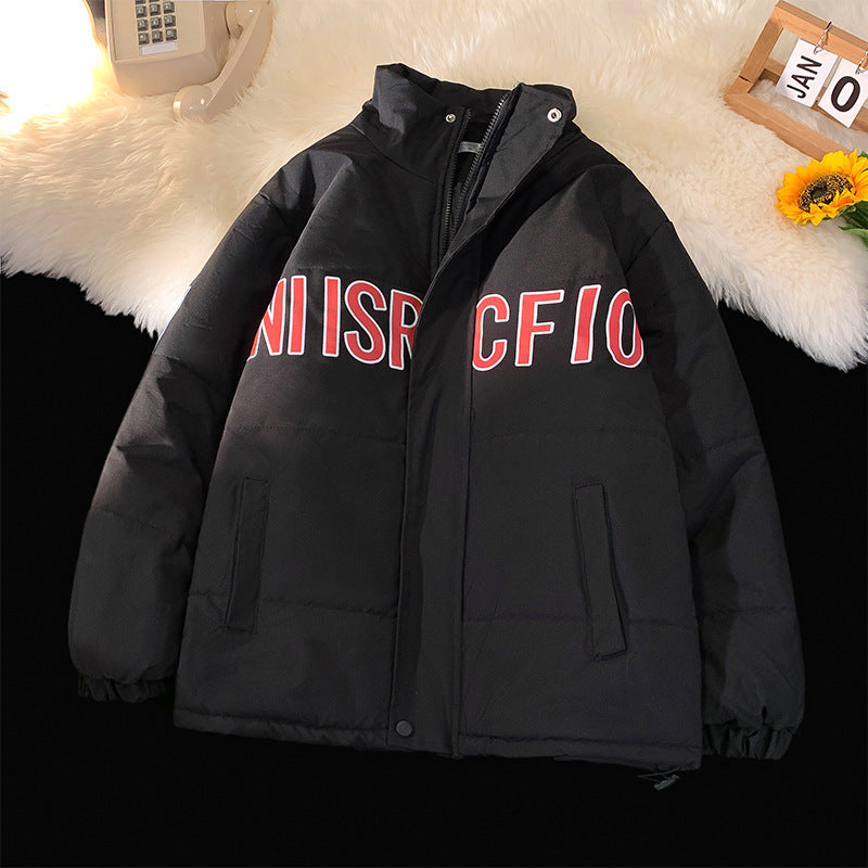 Men Cotton Coat Winter Casual Versatile Cotton Jacket
