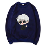 Autumn Men Anime Jujutsu Kaisen Print Casual Sweatshirts Men