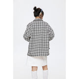 Unisex Shirt Vintage Plaid Loose