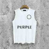 Purple Brand Tank T Shirts Sleeveless T-shirt Vest