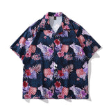 Short Sleeve Shirt Hawaiian Shirt Floral