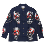 GUILTYPARTIES TIGER Shirts Skull Hawaiian Long Sleeve Shirt