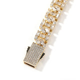 Bracelet Metal Hip Hop Bracelet Zircon Spring Royalty St. Valentine's Spectrum