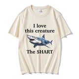 I Love This Creature The Shart Shark Funny Meme T Shirts Men