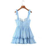 Women Dresses Pleated Suspender Dress