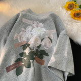 Men T Shirt Summer Loose All-Matching