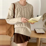 Women Pullover Sweater Loose Thick Knitwear