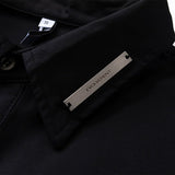 Men Long Sleeve T Shirt Solid Color Long Sleeve Men's Ins Fashion Brand Street Loose Half-Sleeve Top