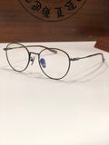 CHH Chrome Hearts Glasses Simple and stylish ultra-light titanium round frame glasses