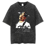 T-shirts Quality Cotton Vintage T shirt Y2K Haraju