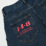 Men Jeans 118 Pattern Print Casual Loose