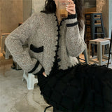 Women Knitted Cardigan Temperament Knitted Small Figure