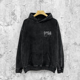 Purple Brand Distressed Hoodie Fashion Old Loose Hooded Sweater