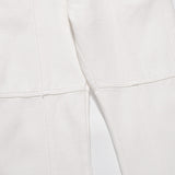 Men Jeans Breasted Pleated Horn Loose Casual