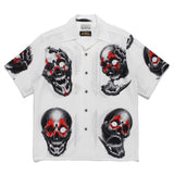 GUILTYPARTIES TIGER Shirts STUDIO Tattooed Skull, Short Sleeve Shirt