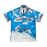 Amiri T Shirt Casual Hip Hop Satin Short Sleeve Shirt