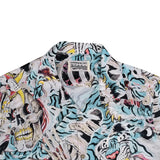 GUILTYPARTIES TIGER Shirts Tiger Totem Skull Long Sleeve Shirt