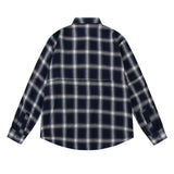 Men Long Sleeved T Shirt Retro Plaid Long Sleeve Shirt Men Spring Autumn Outerwear Tops Casual Loose