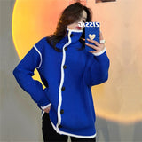Women Knitted Cardigan Fashion Loose Sweater