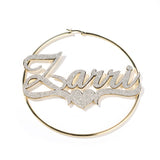 Earrings Ring Letter Earrings Alphabet Pieces Word Up