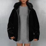 Women Fur Jacket Fashion Casual Plush Coat