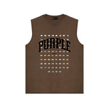 Purple Brand Tank T Shirts Sleeveless T-shirt Vest
