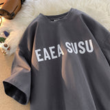 Men's T Shirt Retro Loose All-Matching