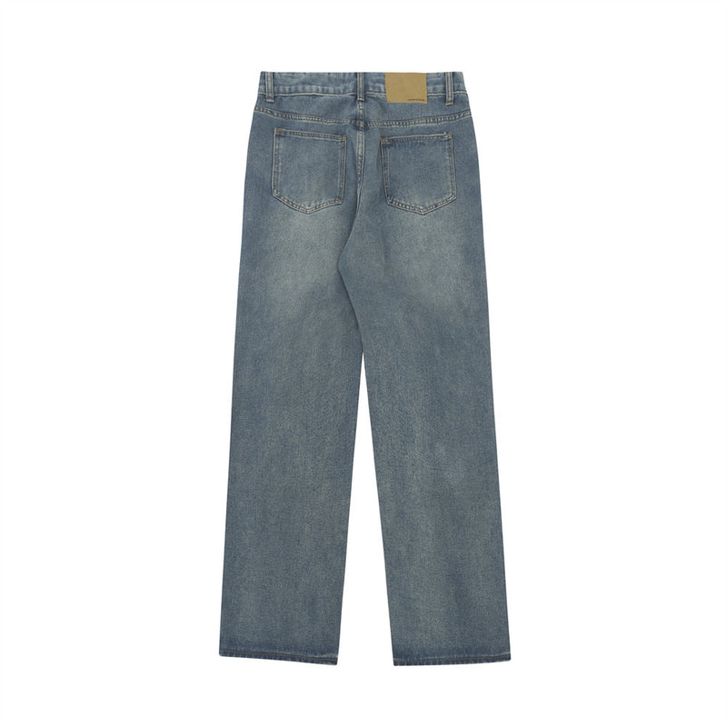 Men Jeans Retro Loose All-Match Casual