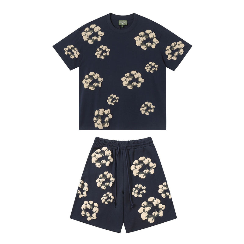 Denim Tears Shirt/Shorts (purchased Separately) Foam Print Short Sleeve T-Shirt
