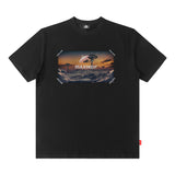 Men T-Shirt Punk Print Idle Style