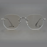 CHH Chrome Hearts Glasses Ultra-light pure titanium high-end rimless glasses frame