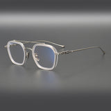 CHH Chrome Hearts Glasses Double-bridge Square Eyeglass Frames