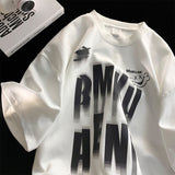 Men T Shirt Summer Retro Easy Matching Loose