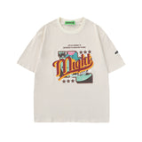 Men T-Shirt Retro Lazy Style