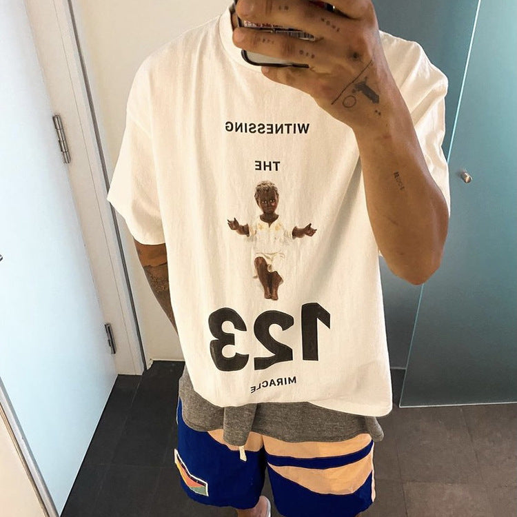 Fog Fear of God Essentials T Shirt Loose Casual Couple Short Sleeve T-shirt