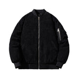 Mens Vintage Jackets Japanese Vintage Thermal Jacket Thickened Baseball Uniform