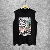 Purple Brand Tank T Shirts Sleeveless T-shirt Vest