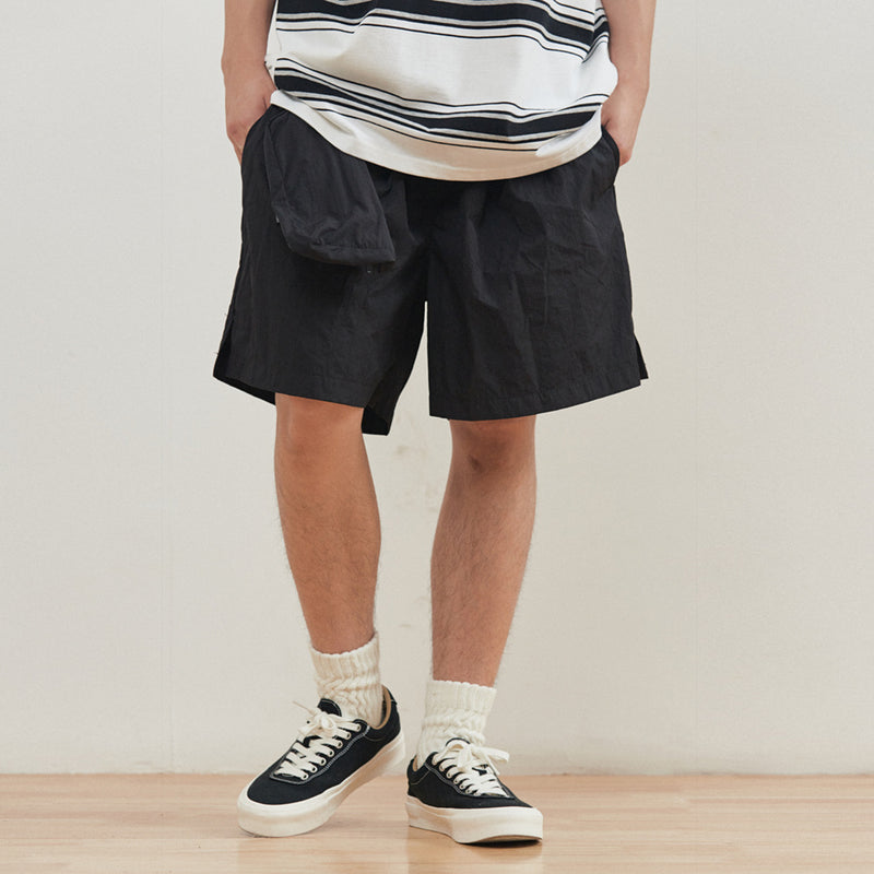 Men Shorts Assembly Belt Loose Thin Sports