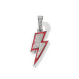Jewelry Hip Hop Necklace Fashion Enamel Lightning Lightning Spectrum St. Valentine's