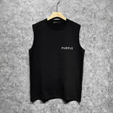 Purple Brand Tank T Shirts Sleeveless T-shirt Vest