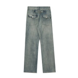 Men Jeans Retro Loose Casual Old